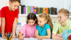 Kids engagement in the classroom activities